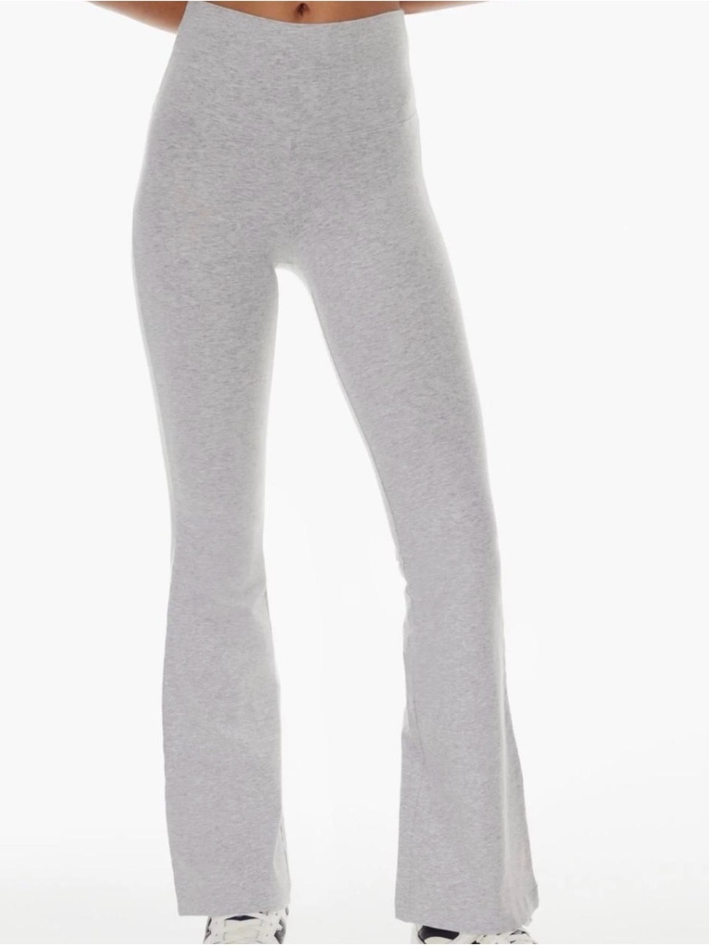TNA Light Gray Flare Kids Leggings
